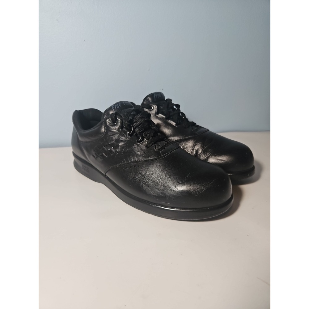 SAS Free Time Womens Walking Shoes Black Size 8.5M Tripad Comfort Orthopedic USA